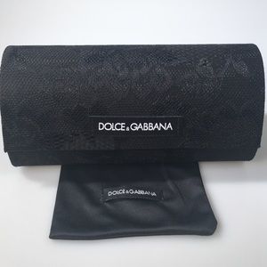 Brand New Dolce & Gabbana Black Lace Sunglass Case